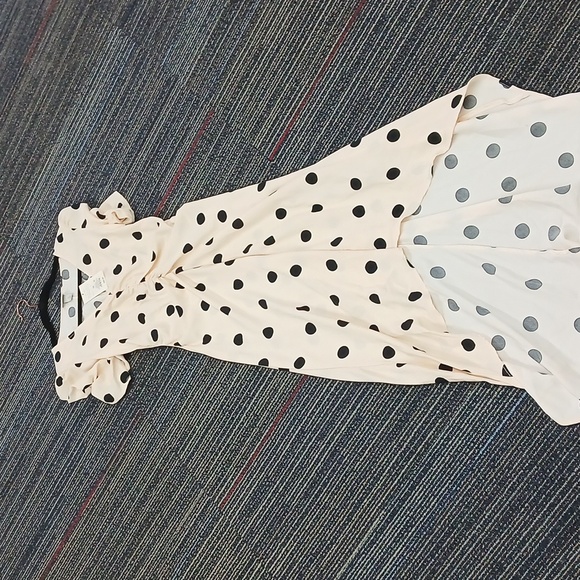 NWT A New Day Polka Dot High Low Dress XS - Picture 6 of 7
